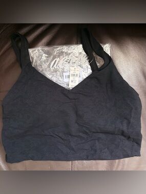 Offline by Aerie Lace Low Key Longline Sports Bra - Black